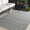 Livabliss Eagean EAG2307 Aqua Black Area Rug 7 ft. 10 in. X 10 ft. 2 in. Rectangle