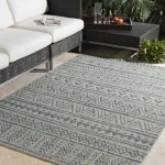 Livabliss Eagean EAG2307 Aqua Black Area Rug 2 ft. X 2 ft. 11 in. Rectangle