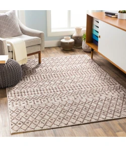 Livabliss Eagean EAG2331 Camel Dark Brown Area Rug 2 ft. X 2 ft. 11 in. Rectangle