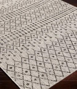 Livabliss Eagean EAG2334 Black Taupe Area Rug 10 ft. X 14 ft. Rectangle