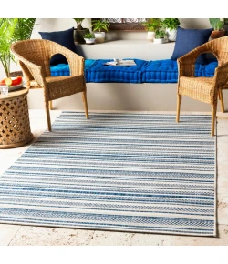 Livabliss Eagean EAG2337 Navy Denim Area Rug 2 ft. 7 in. X 10 ft. Runner