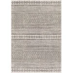 Livabliss Eagean EAG2345 Black White Area Rug 2 ft. X 2 ft. 11 in. Rectangle