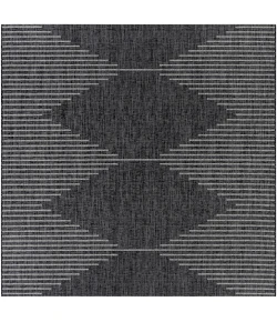 Livabliss Eagean EAG2348 Charcoal Cream Area Rug 7 ft. 10 in. Square