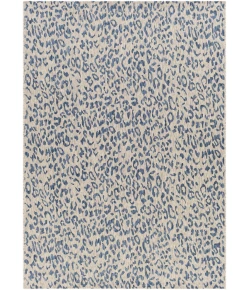 Livabliss Eagean EAG2353 Bright Blue Navy Area Rug 6 ft. 7 in. Round