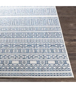 Livabliss Eagean EAG2357 Bright Blue Navy Area Rug 6 ft. 7 in. Round