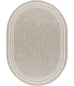Livabliss Eagean EAG2366 Oatmeal Gray Area Rug 6 ft. 7 in. X 9 ft. Rectangle