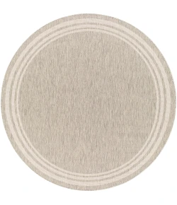 Livabliss Eagean EAG2366 Oatmeal Gray Area Rug 6 ft. 7 in. Round