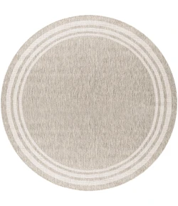Livabliss Eagean EAG2366 Oatmeal Gray Area Rug 7 ft. 10 in. Round