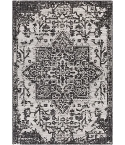 Livabliss Eagean EAG2379 Black Charcoal Area Rug 7 ft. 10 in. X 10 ft. Oval