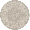 Livabliss Eagean EAG2380 Gray Oatmeal Area Rug 6 ft. 7 in. Round