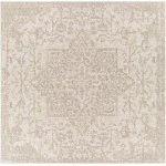 Livabliss Eagean EAG2380 Gray Oatmeal Area Rug 6 ft. 7 in. Square