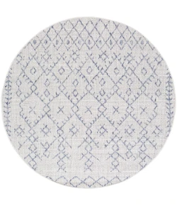 Livabliss Eagean EAG2403 Oatmeal Gray Area Rug 5 ft. 3 in. Round