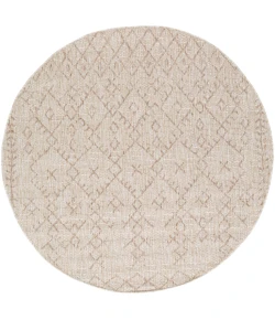 Livabliss Eagean EAG2404 Brown Light Brown Area Rug 7 ft. 10 in. Round Round