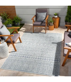 Livabliss Eagean EAG2405 Navy Blue Area Rug 6 ft. 7 in. Square