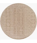LIVABLISS Eagean Light Beige EAG-2412 6ft.7in. x 6ft.7in. Round Rug