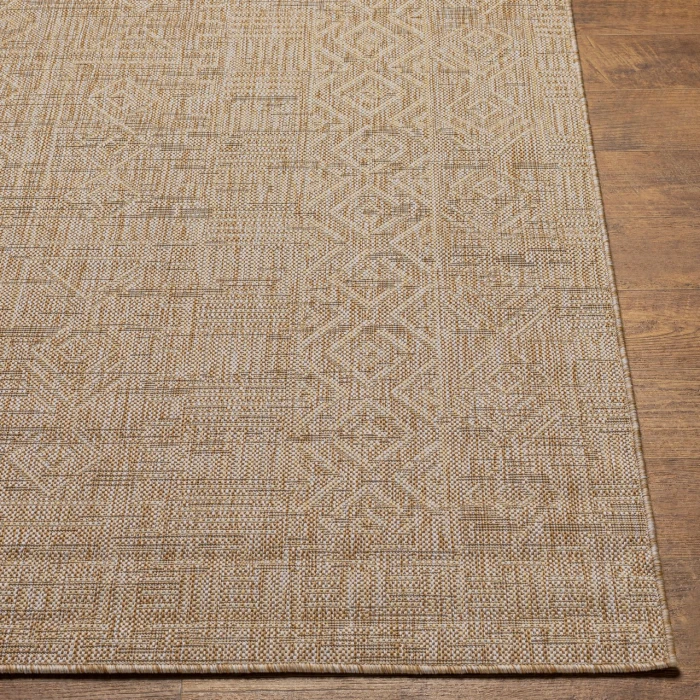LIVABLISS Eagean Light Beige EAG-2412 6ft.7in. x 6ft.7in. Round Rug