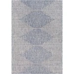 Livabliss Eagean EAG2417 Navy Blue Area Rug 6 ft. 7 in. Round