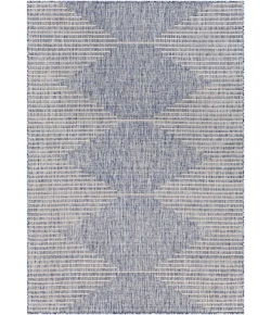 Livabliss Eagean EAG2417 Navy Blue Area Rug 6 ft. 7 in. Square