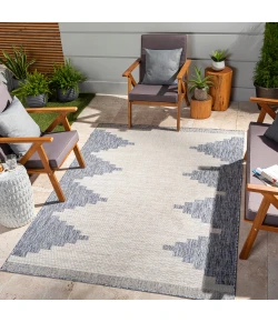 Livabliss Eagean EAG2420 Oatmeal Gray Area Rug 2 ft. 7 in. X 10 ft. Runner