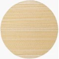 LIVABLISS Eagean Ivory EAG-2427 6ft.7in. x 6ft.7in. Round Rug