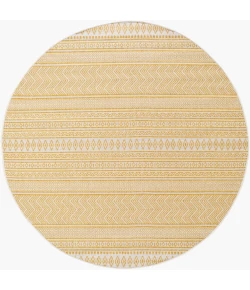LIVABLISS Eagean Ivory EAG-2427 6ft.7in. x 6ft.7in. Round Rug