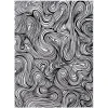 LIVABLISS Grenelle Jet Black EDGN-2307 9ft.2in. x 12ft. Rect. Rug
