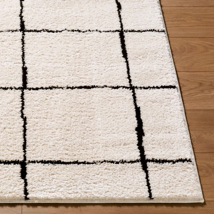 Elle Decor Rivoli Cream EDRV-2300 2 ft. X 2 ft. 11 in. Rect. Rug