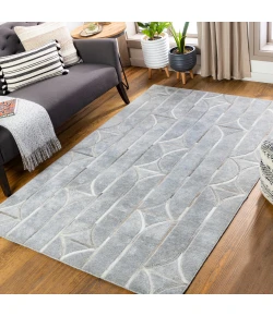 Surya Eloquent ELQ2301 Charcoal Light Gray Area Rug 2 ft. X 3 ft. Rectangle