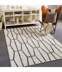 Surya Eloquent ELQ2303 Light Gray Medium Gray Area Rug 5 ft. X 7 ft. 6 in. Rectangle