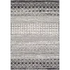 Livabliss Elaziz ELZ2307 Black Light Gray Area Rug 2 ft. X 3 ft. Rectangle