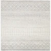 Livabliss Elaziz ELZ2308 Light Gray Medium Gray Area Rug 5 ft. Square