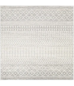 Livabliss Elaziz ELZ2308 Light Gray Medium Gray Area Rug 5 ft. Square