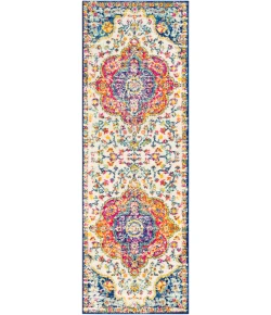 Livabliss Elaziz ELZ2335 Bright Pink Saffron Area Rug 6 ft. 7 in. Round