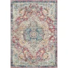 Livabliss Elaziz ELZ2359 Rose Navy Area Rug 5 ft. 3 in. X 7 ft. 6 in. Rectangle