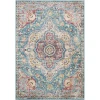 Livabliss Elaziz ELZ2360 Navy Sky Blue Area Rug 5 ft. 3 in. X 7 ft. 6 in. Rectangle