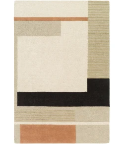 Livabliss Emma EMM2303 Khaki Charcoal Area Rug 8 ft. X 10 ft. Rectangle