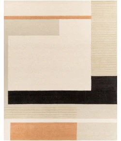 Livabliss Emma EMM2303 Khaki Charcoal Area Rug 8 ft. X 10 ft. Rectangle