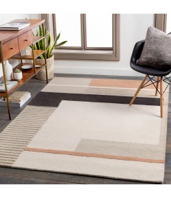 Livabliss Emma EMM2303 Khaki Charcoal Area Rug 2 ft. X 3 ft. Rectangle