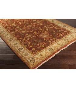 Surya Empress EMS7002 Dark Red Khaki Area Rug 2 ft. X 3 ft. Rectangle