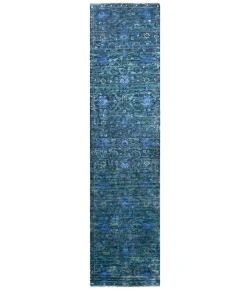 Surya Empress EMS7008 Denim Charcoal Area Rug 2 ft. 6 in. X 10 ft. Runner