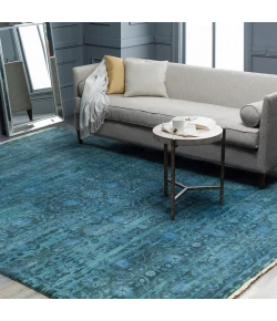 Surya Empress EMS7008 Denim Charcoal Area Rug 2 ft. 6 in. X 10 ft. Runner