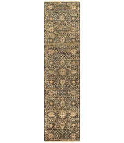 Surya Empress EMS7010 Dark Brown Camel Area Rug 2 ft. 6 in. X 10 ft. Runner