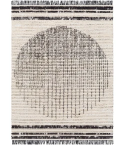 Livabliss Enzo ENZ2304 Black Cream Area Rug 5 ft. 3 in. X 7 ft. Rectangle