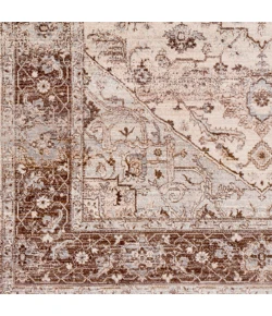 Livabliss Ephesians EPC2313 Dark Brown Pale Pink Area Rug 3 ft. 11 in. X 5 ft. 3 in. Rectangle