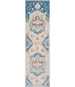 LIVABLISS Ephesians Blue EPC-2315 2ft.7in. x 9ft. Rect. Rug
