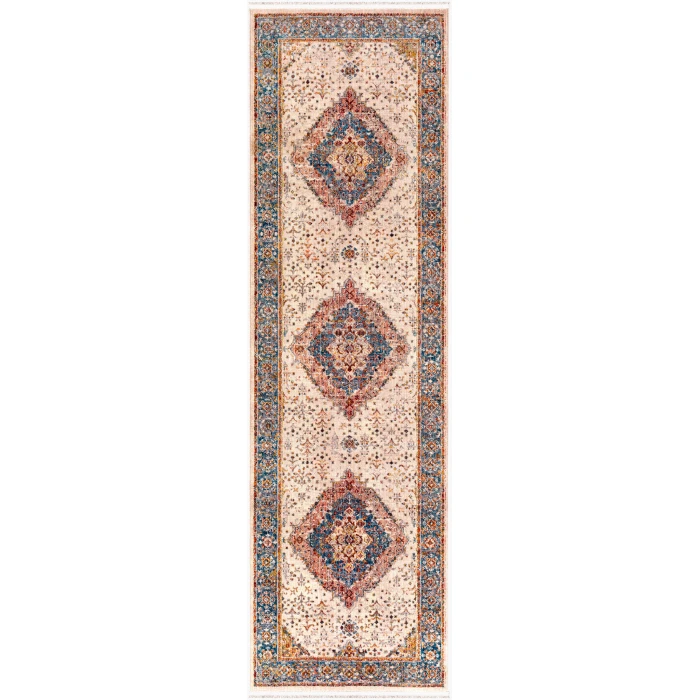LIVABLISS Ephesians Dark Blue EPC-2334 2ft.7in. x 9ft. Rect. Rug