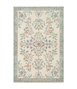 Livabliss Erin ERN2307 Cream Burnt Orange Area Rug 2 ft. X 3 ft. Rectangle