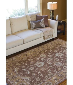 Surya Estate EST10503 Camel Dark Green Area Rug 5 ft. X 8 ft. Rectangle