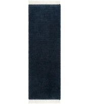 Surya Evergreen EVG2303 Midnight Blue Onyx Area Rug 6 ft. X 6 ft. Round