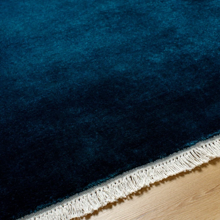 Surya Evergreen Midnight Blue EVG-2311 6 ft. X 6 ft. Round Rug